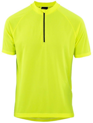 Ridge Mens Short Sleeve Jersey, Fluro/Yellow - XXL