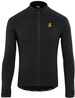 Boardman Mens Long Sleeve  Jersey, Black - Large