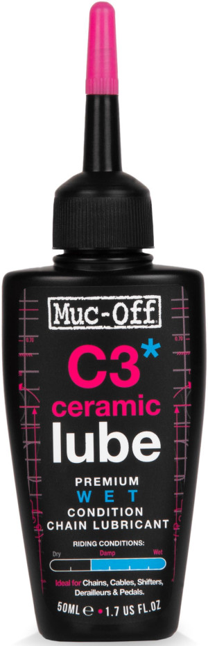 Muc-Off C3 Ceramic Wet Bike Lube, 50ml