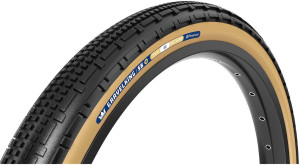 Panaracer Gravel King SK Plus TLR Tyre, Black/Brown 29x2.10 inch
