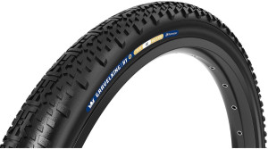 Panaracer Gravel King X1 Plus TLR Tyre, Black/Black 700x45c