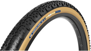 Panaracer Gravel King X1 Plus TLR Tyre, Black/Brown 700x40c