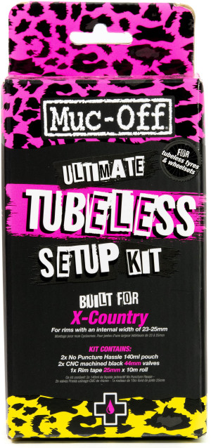Muc-Off Ultimate Tubeless Kit, 25mm Taoe/44mm Valves