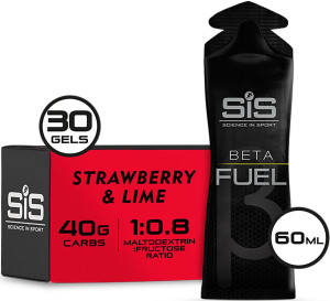 SIS Beta Fuel Energy Gel 30pk - Strawberry and Lime