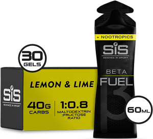 SIS Beta Fuel Gel +Nootropics 30pk - Lemon and Lime
