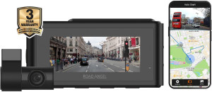 Road Angel Halo Play 4K Front and Rear Car Dash Cam