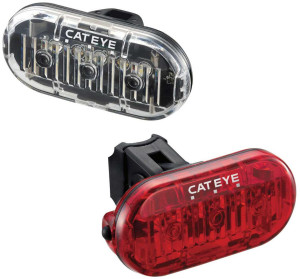 Cateye Omni 3 Front & Rear Bike Light Set