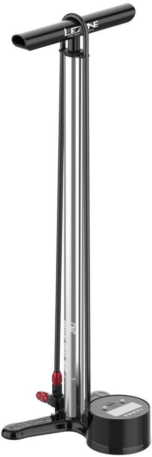 Lezyne CNC Digital Drive 3.5 Track Pump, Silver Gloss