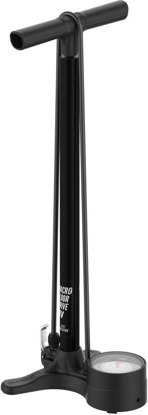Lezyne Macro HV Floor Drive Track Pump, Dual Valve Black