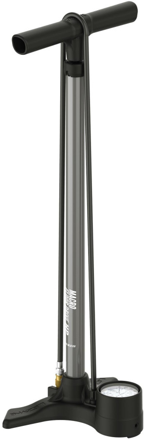 Lezyne Macro Floor Drive Track Pump ABS Flip Chuck, Grey