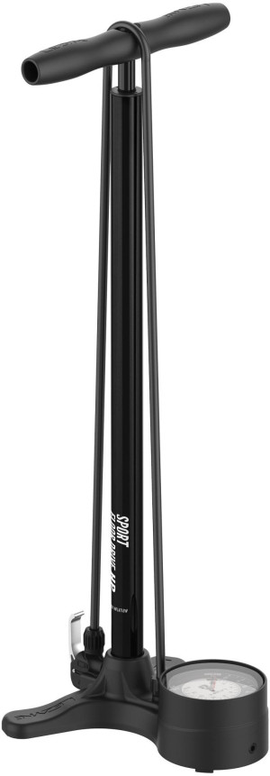Lezyne Sport Floor Drive 3.5 Track Pump Dual Valve, Black