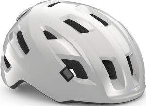 MET E-Mob Helmet, MIPS, White 52-56