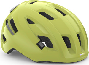 MET E-Mob Helmet, Lime Glossy, 56-58