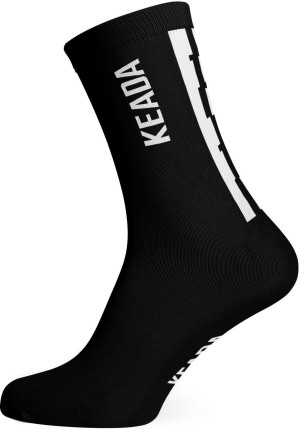 Keada Sports Essential Cycling Socks, Black-XL