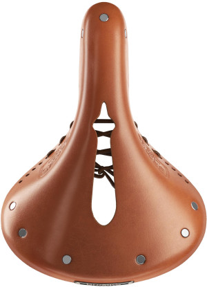 Brooks B17 Carved Short Saddle, Honey