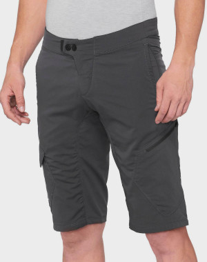 100% RIDECAMP Shorts Charcoal - 36