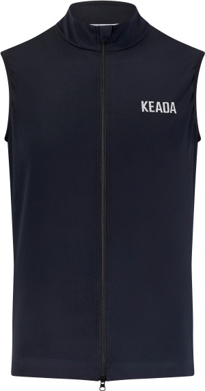 Keada Sports Women's Essential Cycling Gilet, Black - Medium