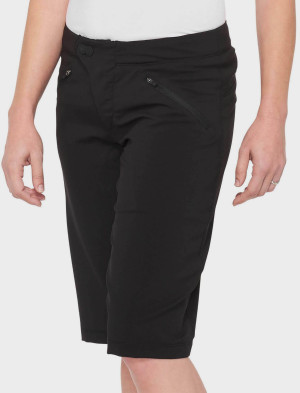 100% RIDECAMP Womens Shorts Black - L
