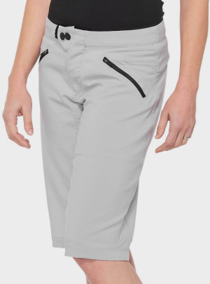 100% RIDECAMP Womens Shorts Grey - S