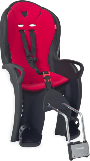Hamax Kiss Medium Child Bike Seat, Red