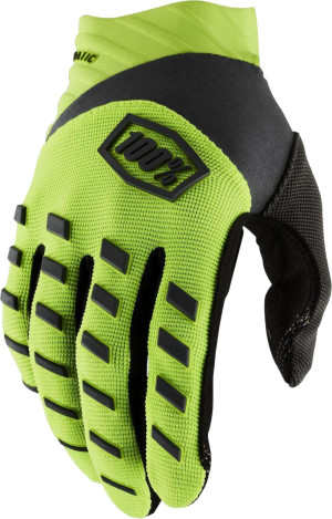 100% AIRMATIC Gloves Fluo Yellow/Black - 2XL