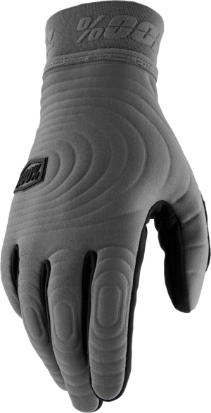 100% BRISKER XTREME Gloves Charcoal - S