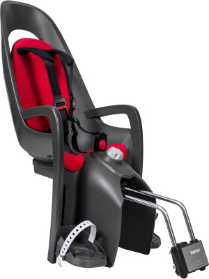 Hamax Caress With Lockable Bracket, Grey/Red