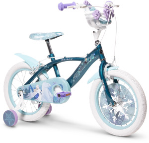 Huffy Frozen Kids Bike 16" Wheel - Blue/Light Blue (5-7 years)