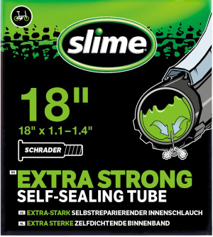 Slime Schrader Bike Inner Tube, 18 x 1.1 - 1.4 inch