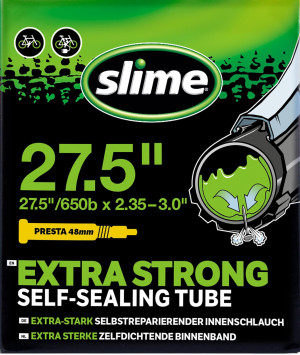 Slime Presta Bike Inner Tube, 27.5 x 2.35 - 3.0 inch