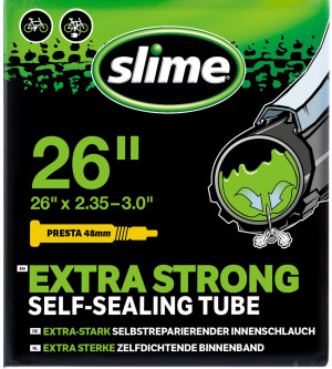 Slime Presta Bike Inner Tube, 26 x 2.35 - 3.0 inch