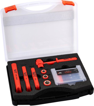 ITL 1/4 inch Drive 19 Piece Battery Set