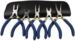 Modelcraft 5pc Plier Set in Zip Case