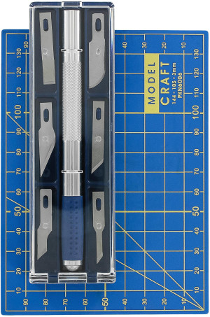 Modelcraft Knife Set & Cutting Mat