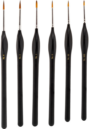Modelcraft Fine Synthetic Brush Set