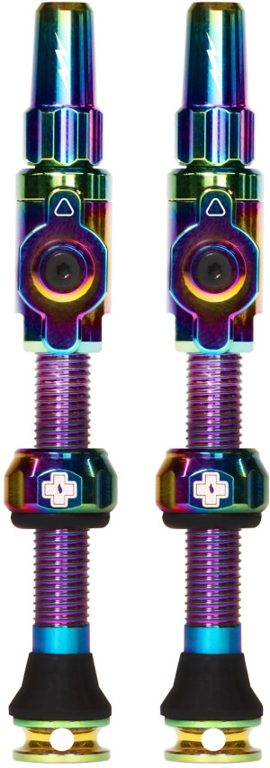 Muc-Off Big Bore Lite Tubeless Valves 45mm Iridescent