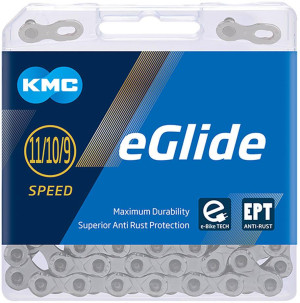 KMC eGlide EPT Cues Chain, Silver, 132L