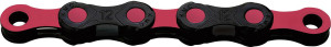 KMC X12SL DLC 12 Speed Chain, 126L, Black/Pink