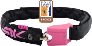 Hiplok LITE Wearable Bike Lock - Black/Pink