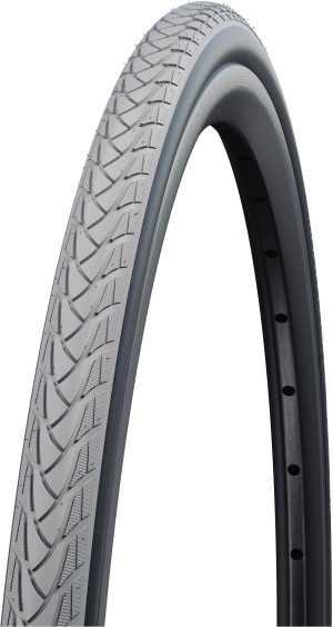 Schwalbe Marathon Plus Performance Wheelchair Tyre, Grey/Black, 37-540 (24x1 3/8 inch)