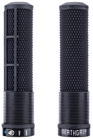 DMR DeathGrip 2 Flangeless Grips, Black Thick