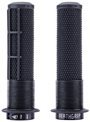 DMR DeathGrip 2 Flange Grips, Black Thin