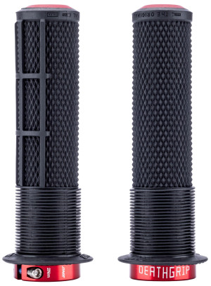 DMR DeathGrip 2 Race Flange Grips, Black Thick