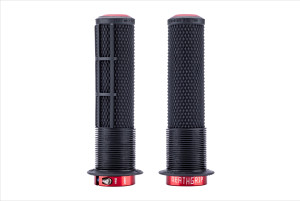 DMR DeathGrip 2 Race Flange Grips, Black Thin