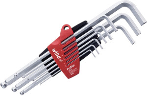 Wiha Ball ended Hex key set 1.5 - 10mm