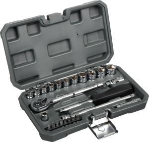 Halfords 1/4 inch 25 Piece Drive Metric Socket Set