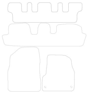 Citroen C4 Graphite - Luxury Mats 2 Clips (SS7105)