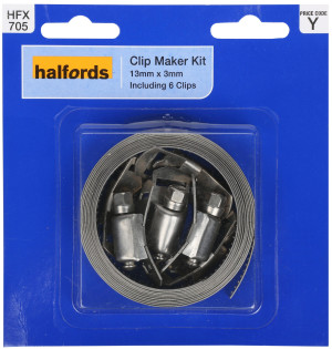 Halfords Clip Maker Kit 13mm x 3mm (FIXG304)