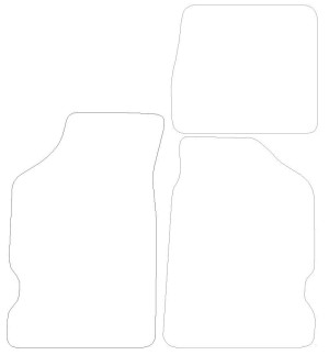 Citroen Saxo Graphite - Luxury Mats 0 Clips (SS7112)