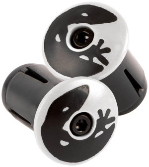 Lizard Skins DSP Bar Tape Plugs, Diamond White